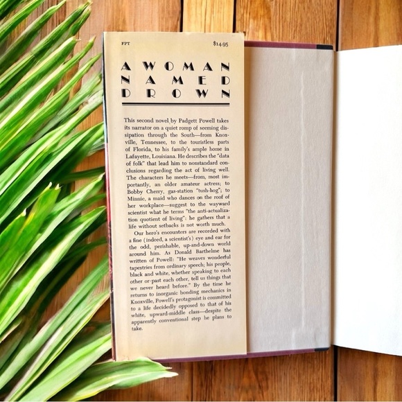 A Woman Named Drown by Padgett Powell – First Edition 1987 HC w/ Dust Jacket - Picture 3 of 7